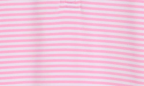 Vineyard Vines Microstripe Sankaty Half Zip Shep Shirt In Pink