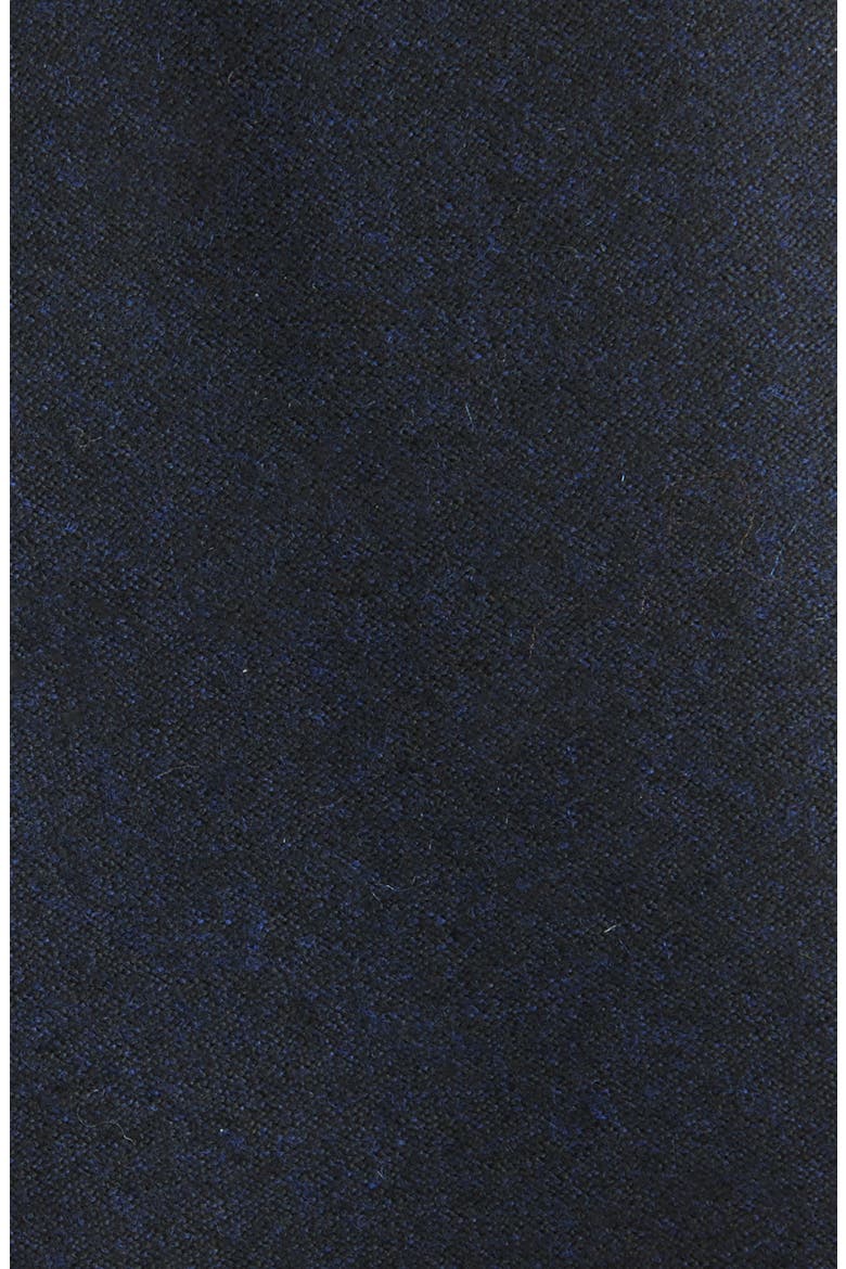 Brushed Wool Tie, Alternate, color, NAVY