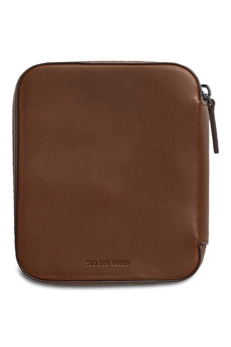 4-Watch Travel Case, Alternate, color, BROWN