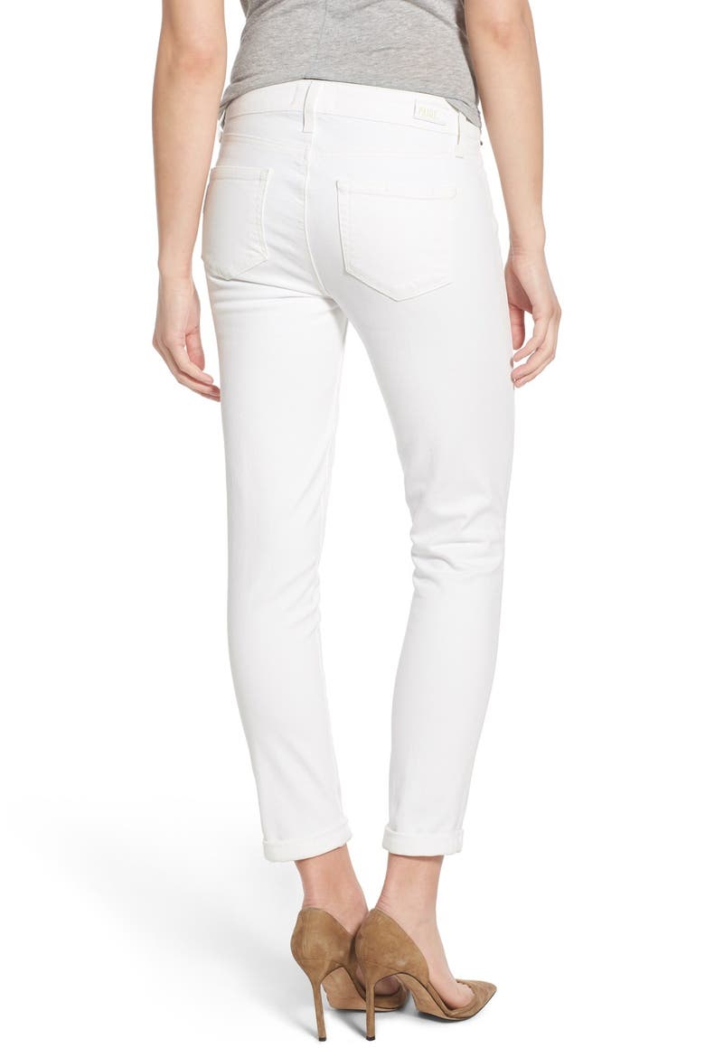 'Skyline' Crop Skinny Jeans, Alternate, color, OPTIC WHITE