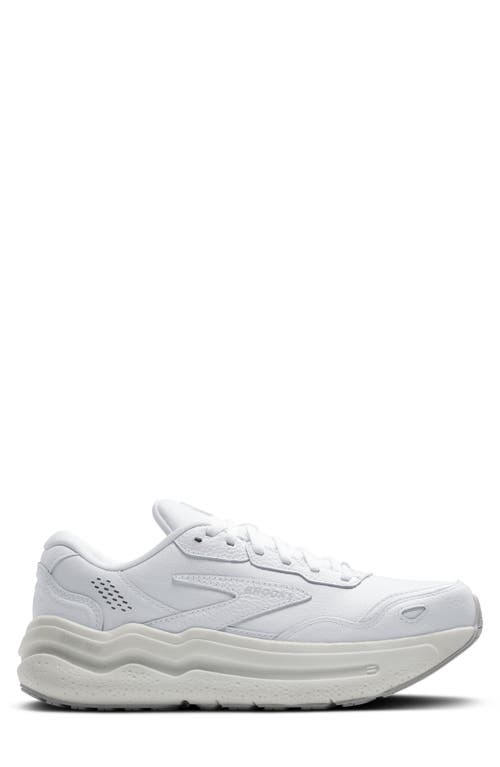 Brooks Ghost Max Sneaker In White/white