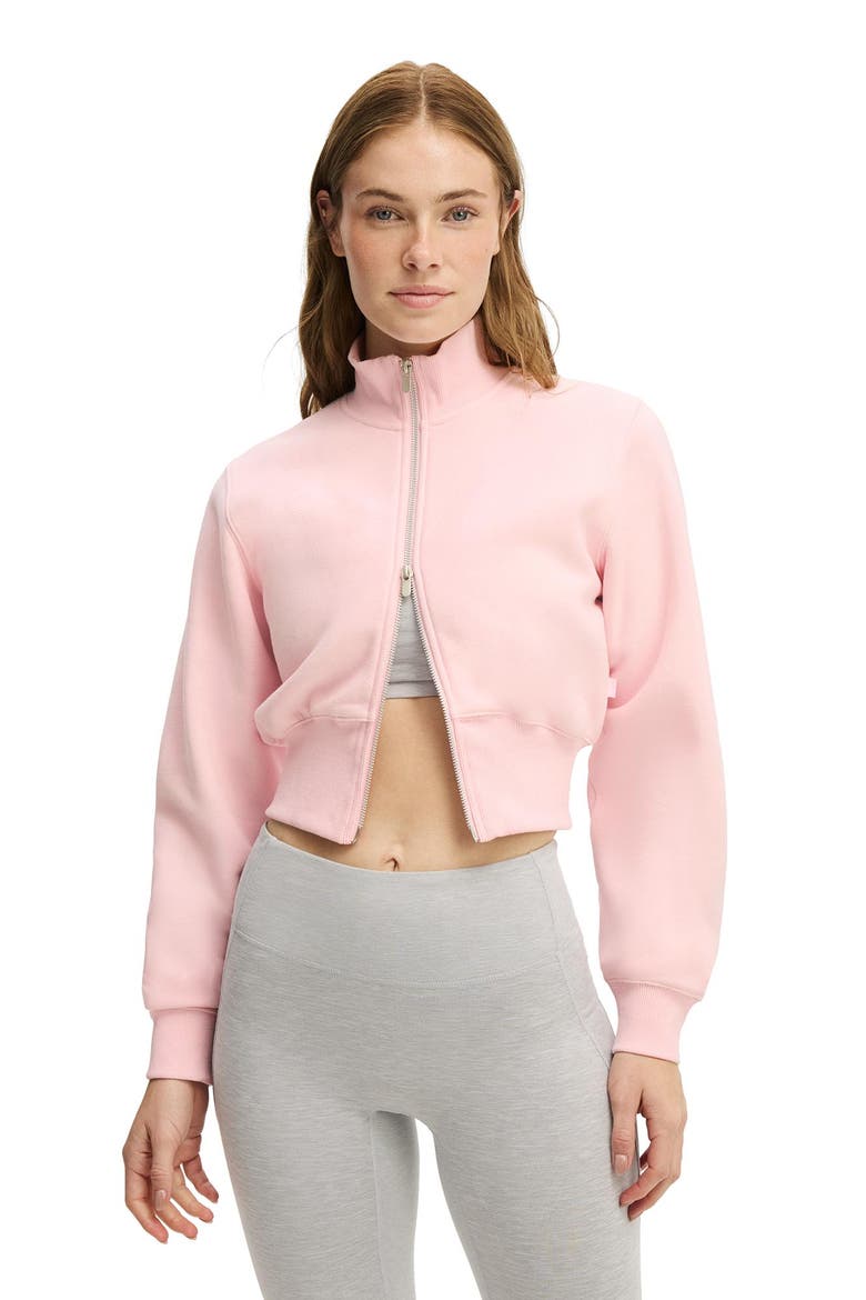 Women's Active Plush Fitted Zip Through, Main, color, Cherry Dream