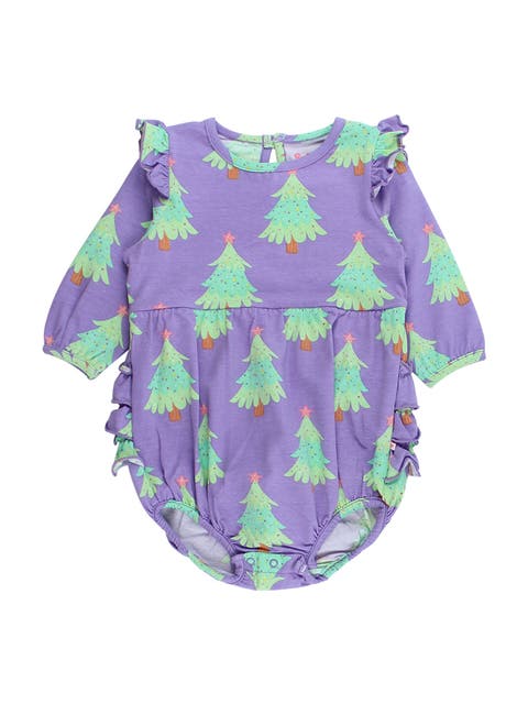 Long Sleeve Flutter Bubble Romper (Baby)