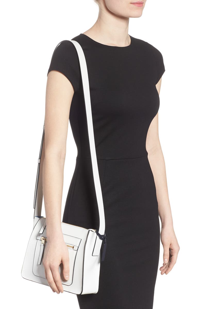 Smythson Bond Leather Crossbody Bag, Alternate, color,