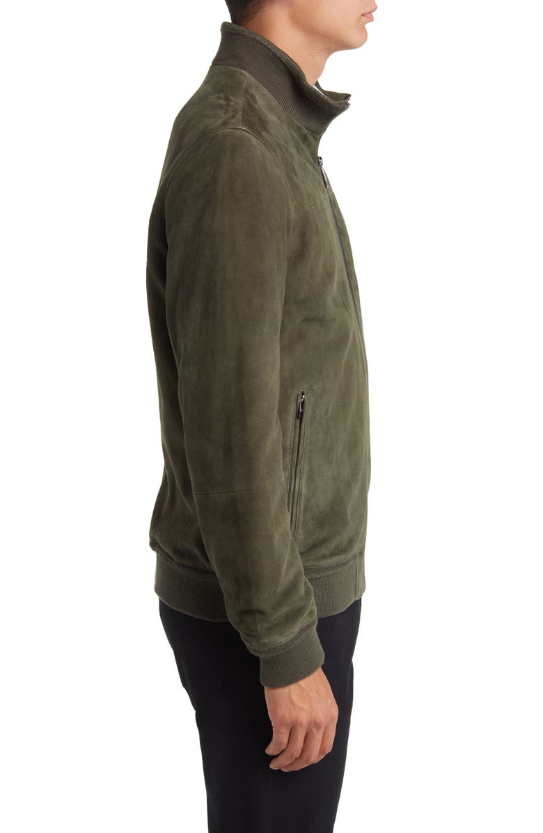 Ted Baker London Men's Peveril Suede Bomber Jacket, Alternate, color, 