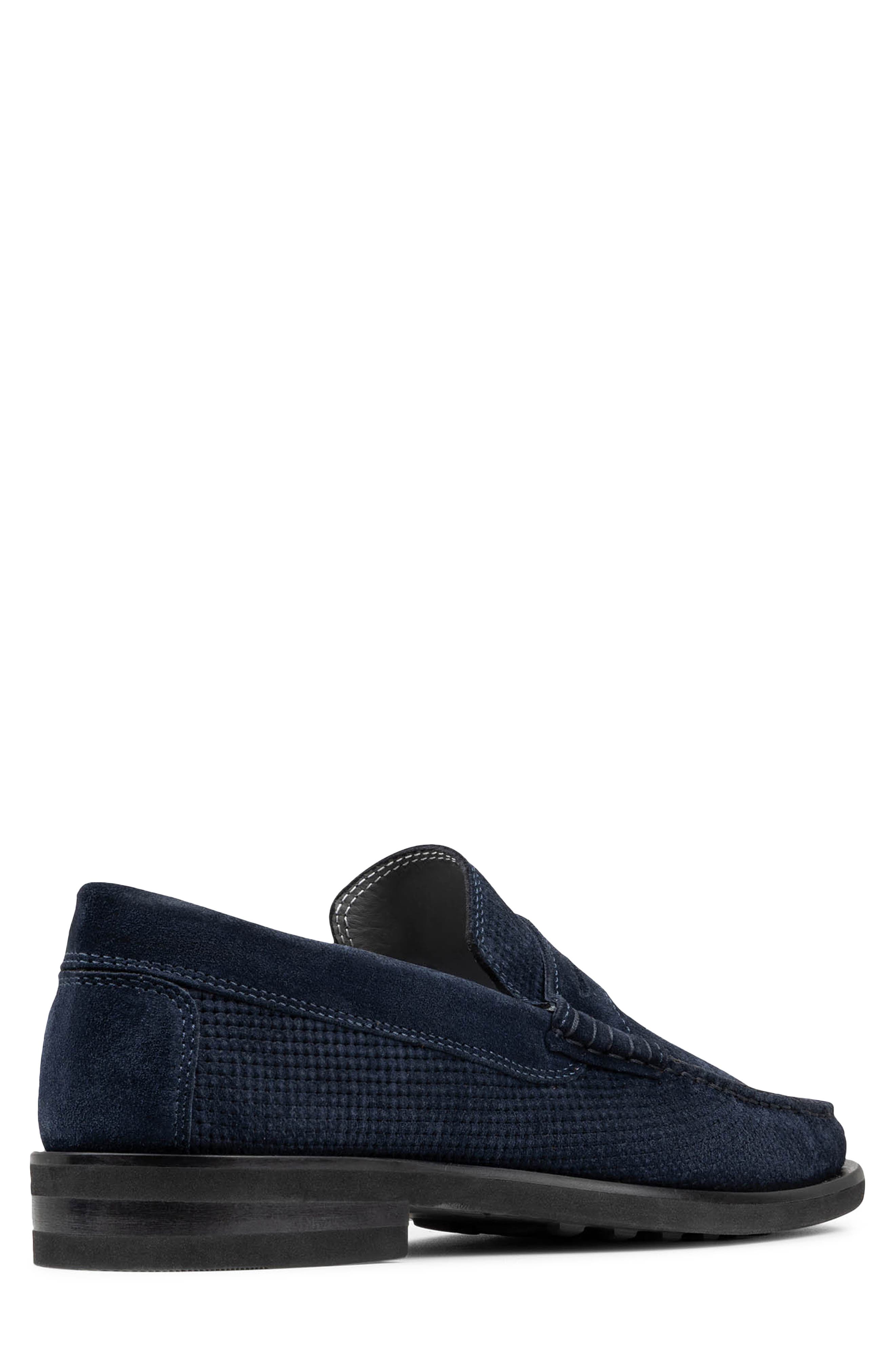 Donald Pliner Darian Penny Loafer, Alternate, color, Indigo