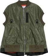 Sacai Nylon Twill Bomber Vest