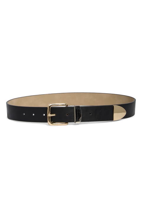 Ripple Faux Leather Belt