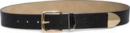 Steve Madden Ripple Faux Leather Belt