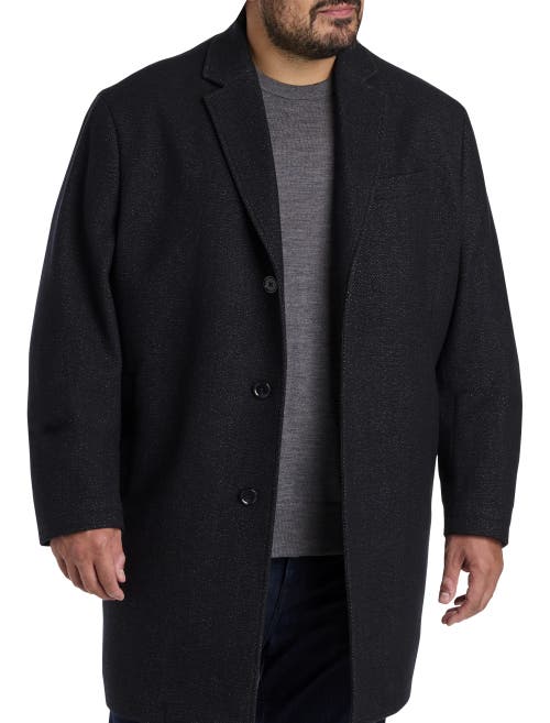 Jv Reflex Westin Hooded Overcoat In Black
