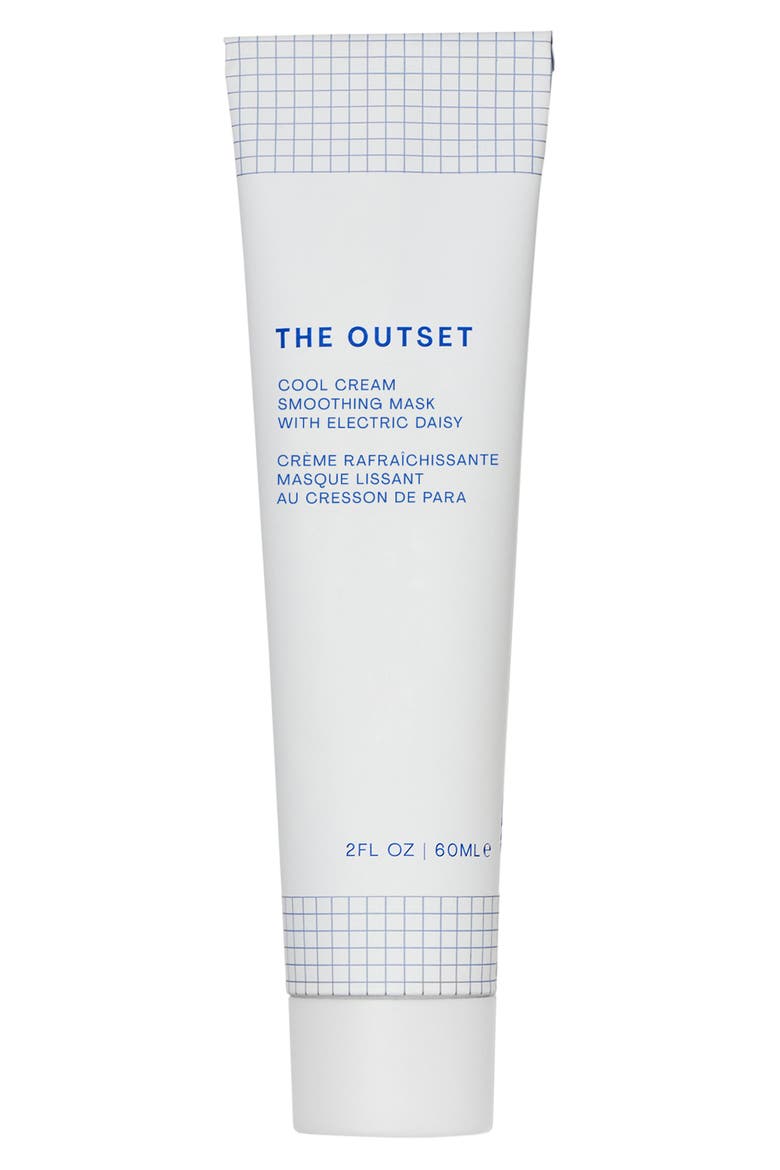 Cool Cream Smoothing Mask with Electric Daisy, Main, color, WHITE