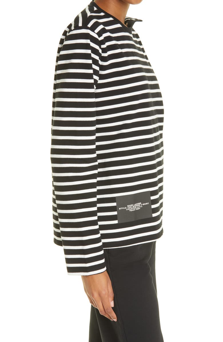 Marc Jacobs The Stripe Long Sleeve Shirt, Alternate, color, 