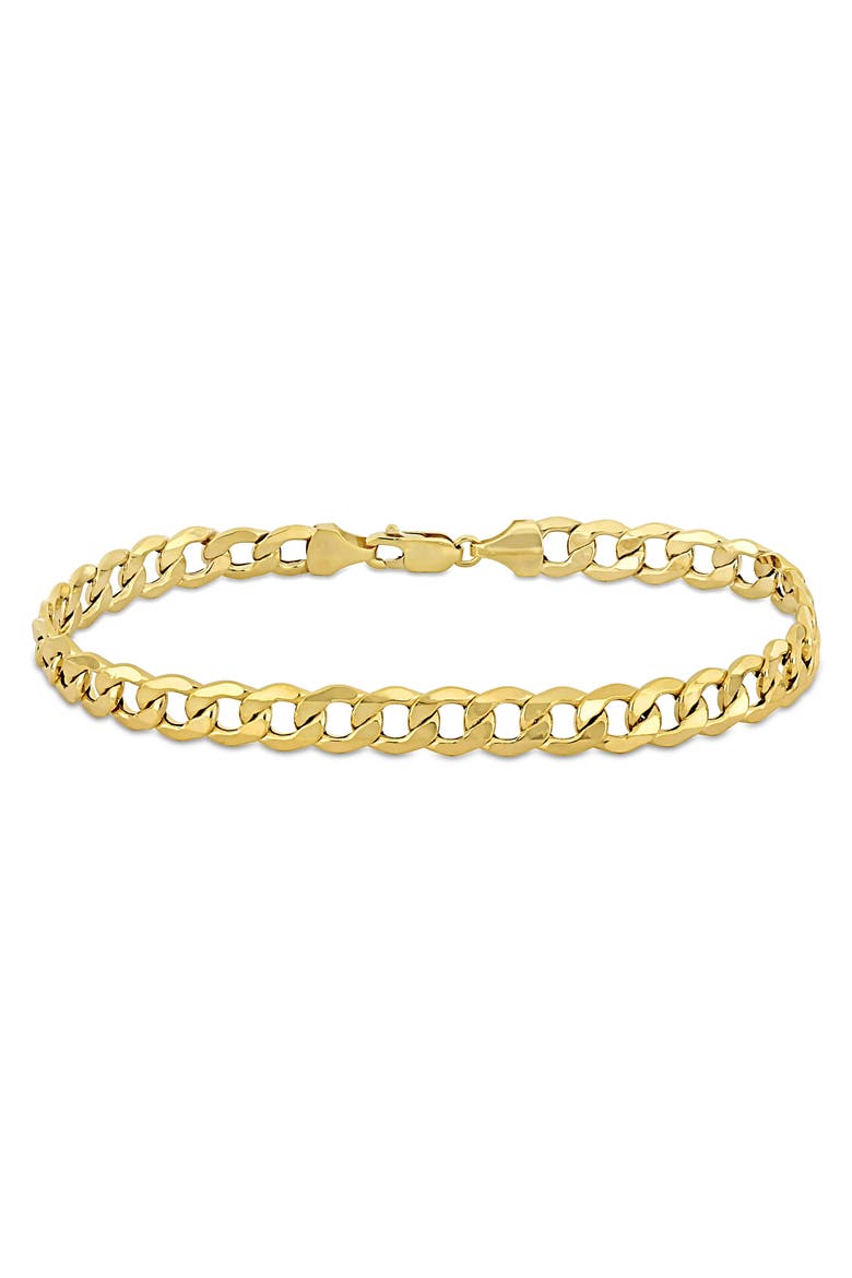 Curb Link Chain Bracelet, Main, color, GOLD