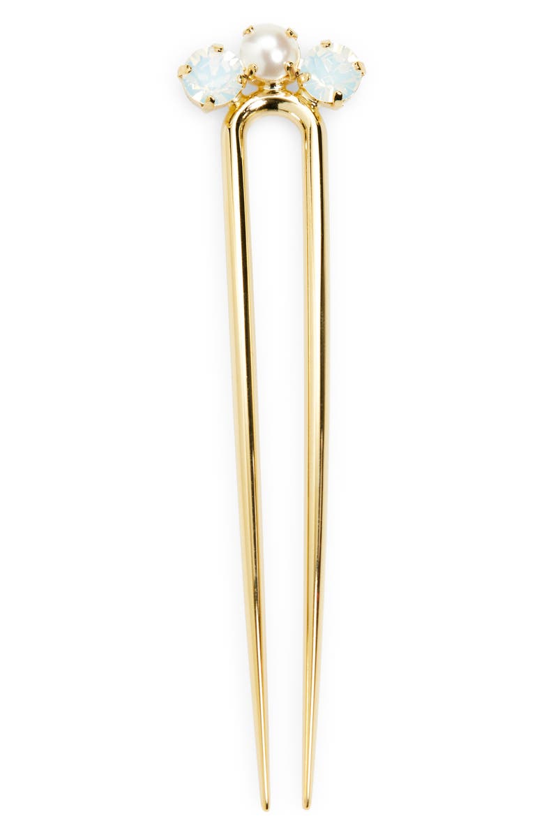 L. Erickson Lucia Chignon Hair Pin, Main, color, Iridescent/ Multi