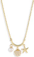 ARGENTO VIVO Seashell Charm Necklace