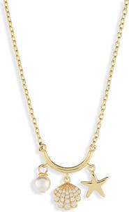 ARGENTO VIVO Seashell Charm Necklace
