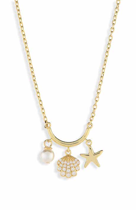 ARGENTO VIVO Seashell Charm Necklace