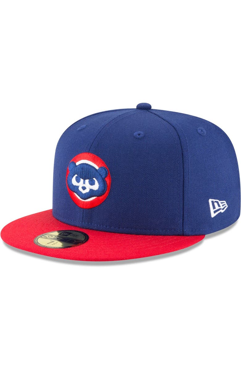 New Era Men's New Era Royal Chicago Cubs Cooperstown Collection Wool 59FIFTY Fitted Hat, Main, color, Royal