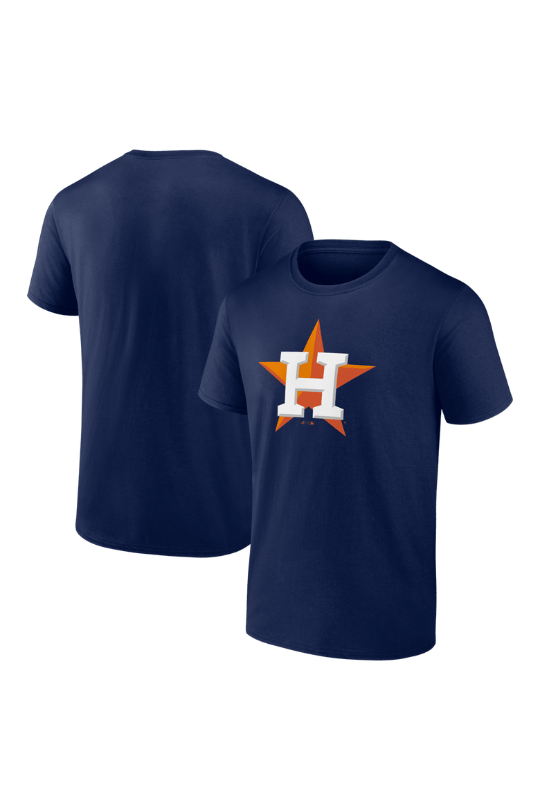 Men's Logo Athletic Navy Houston Astros Official Logo T-Shirt, Main, color, Navy