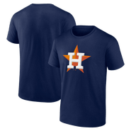 Logo Athletic Men's Logo Athletic Navy Houston Astros Official Logo T-Shirt