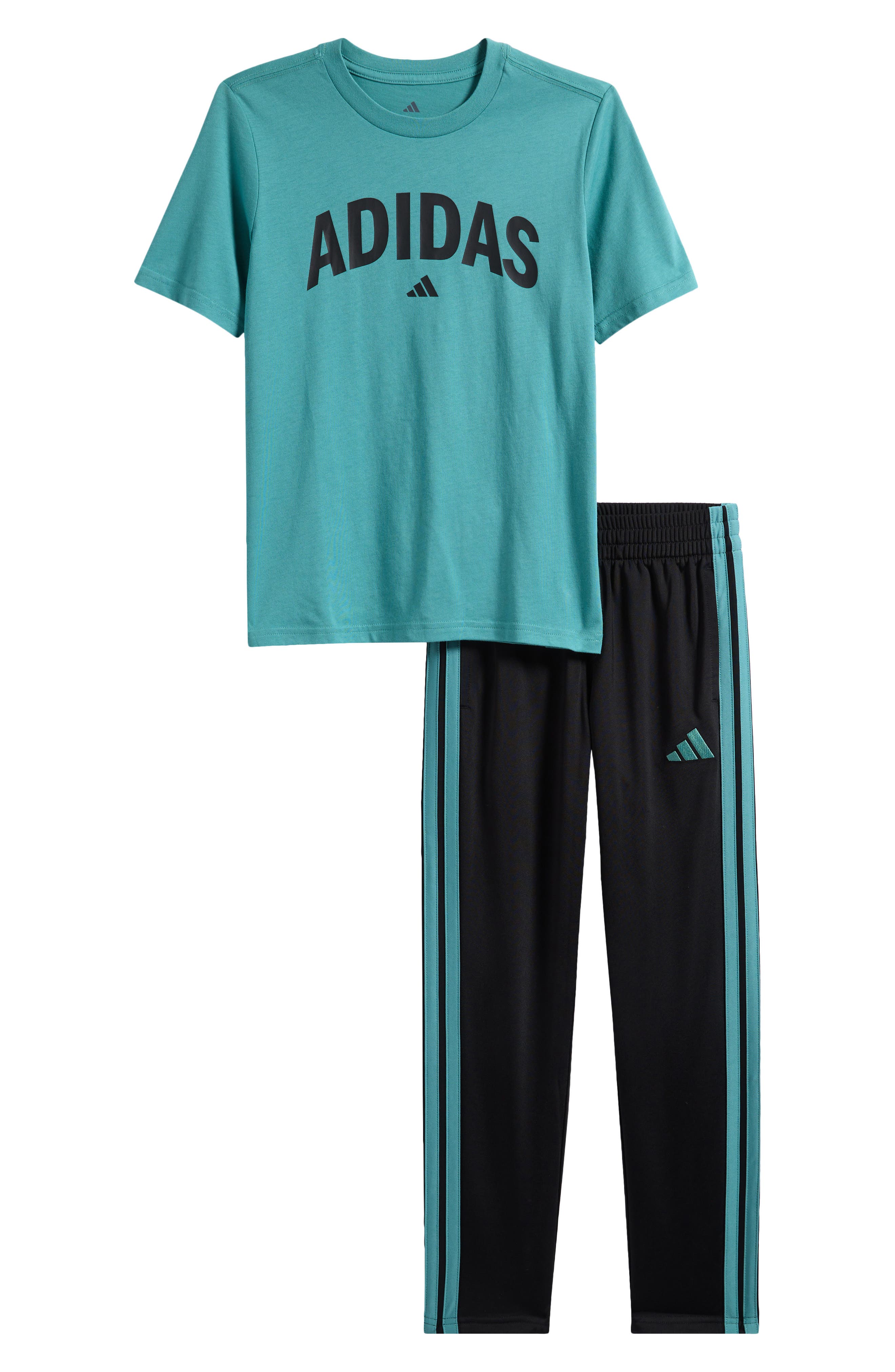 adidas Kids' Graphic T-Shirt & Tricot Pants Set