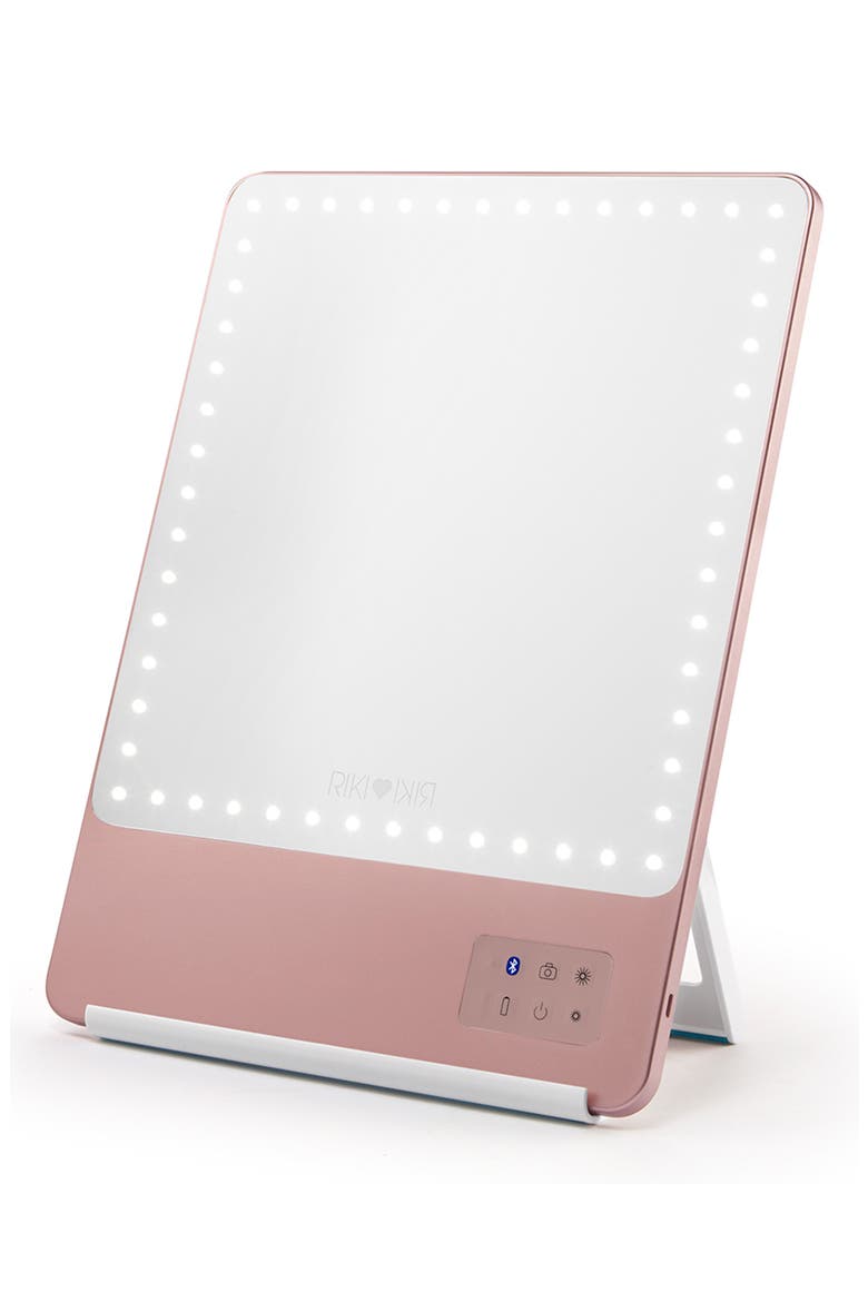 10X Skinny Lighted Mirror $230 Value, Main, color, ROSE GOLD