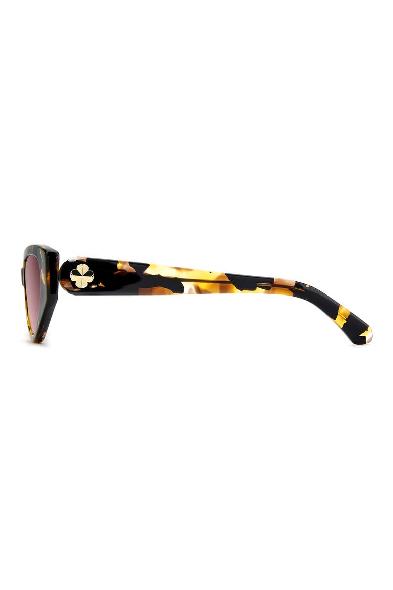 bria 52mm cat eye sunglasses, Alternate, color, HAVANA/ PINK DS