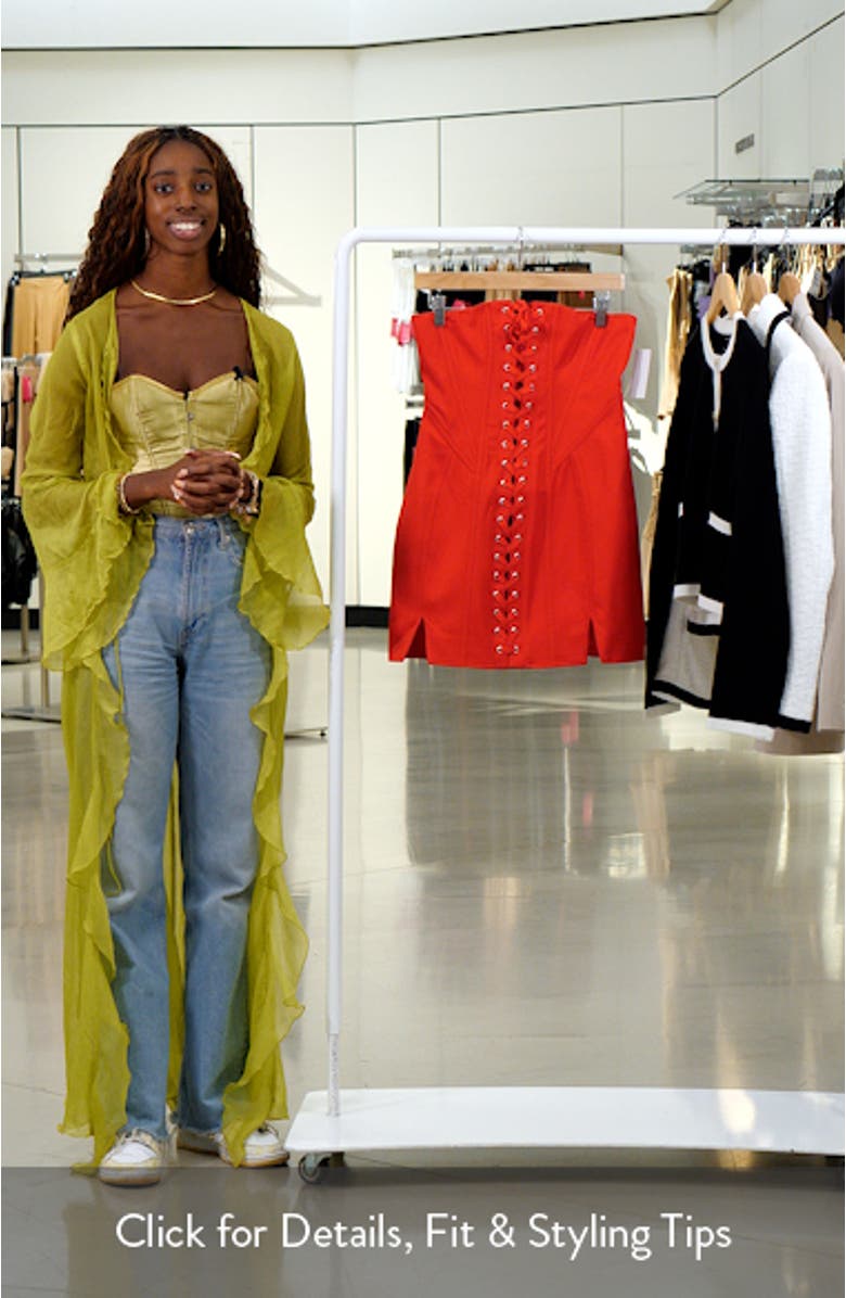 Strapless Corset Minidress, sales video thumbnail