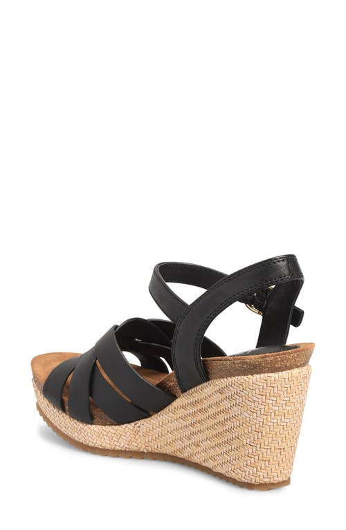 Söfft Carlana Wedge Sandal In Black