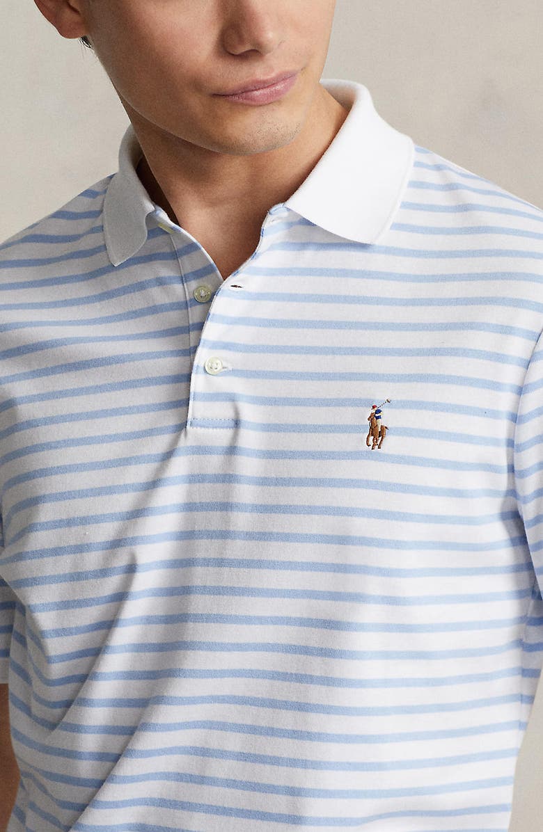 Polo Ralph Lauren Classic Fit Stripe Logo Embroidered Polo, Alternate, color, 
