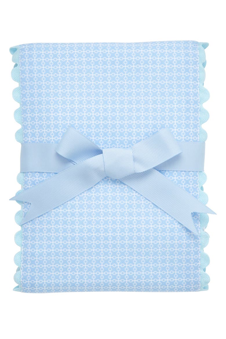 Dot Fancy Fabric Burp Cloth, Main, color, Airplane Dot