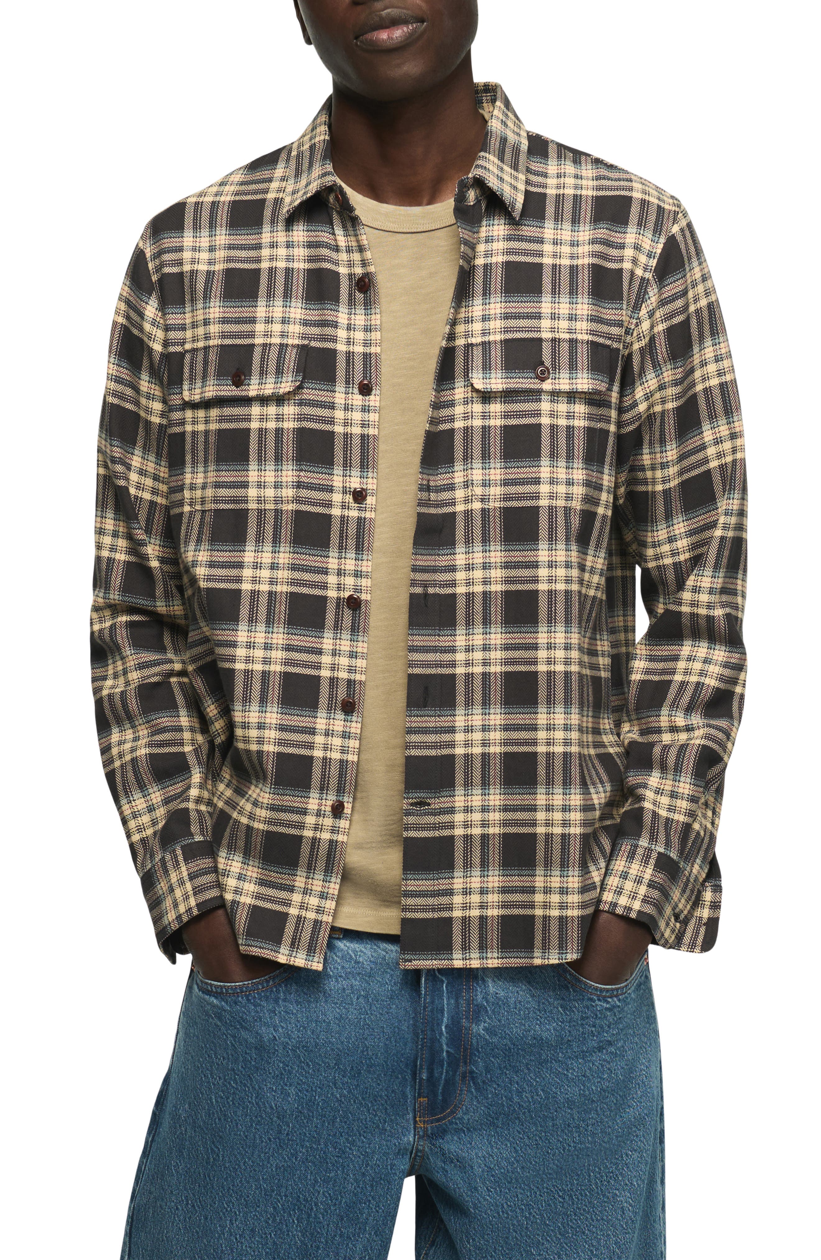 selected BLACK MULTI PLAID
