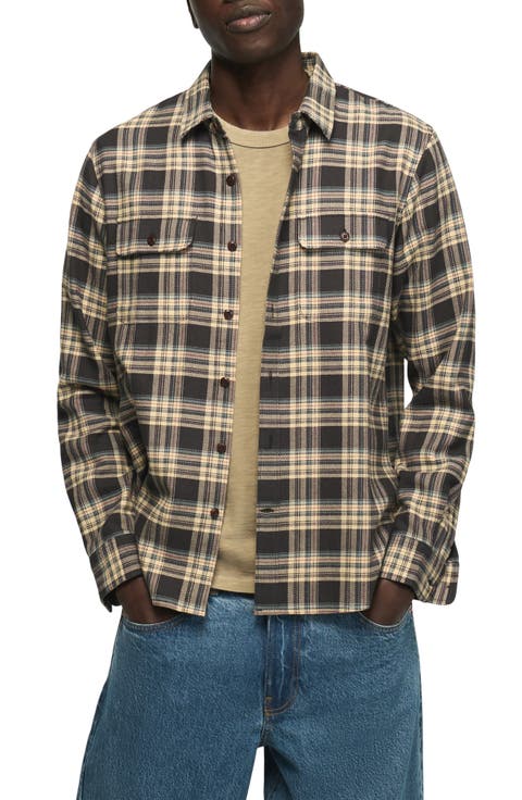 Humboldt Herringbone Button-Up Shirt