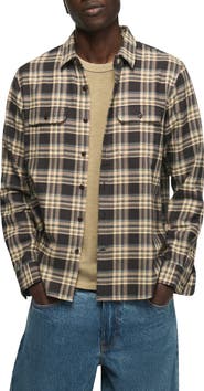 Lucky Brand Humboldt Herringbone Button-Up Shirt