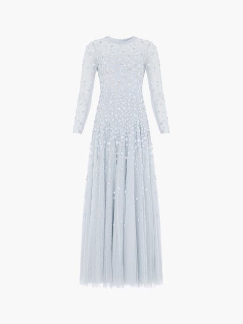 Starry Nights Round Neck Gown