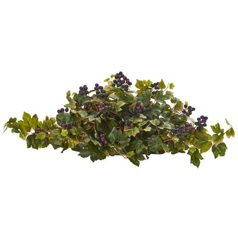 33-in Grape Leaf Artificial Ledge Plant