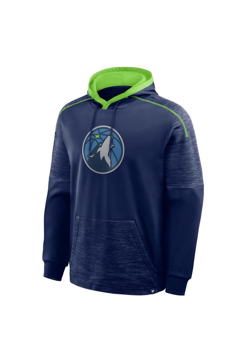Men's Fanatics Navy Minnesota Timberwolves Pick & Roll Defender Pullover Hoodie, Alternate, color, Navy
