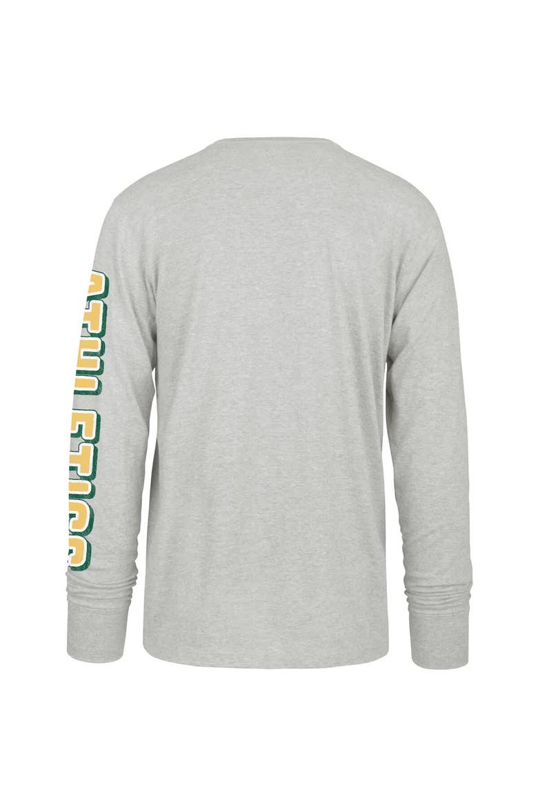 Men's '47 Gray Athletics Fair Ball Franklin Long Sleeve T-Shirt, Alternate, color, Gray