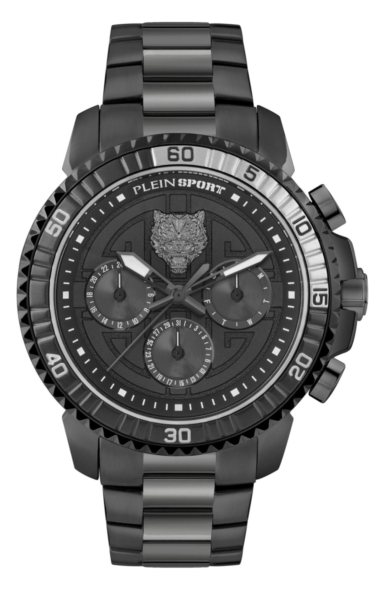Powerlift Three Hand Quartz Bracelet Watch, 45mm