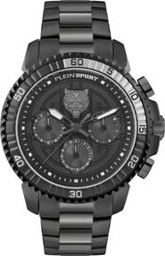 PLEIN SPORT Powerlift Three Hand Quartz Bracelet Watch, 45mm