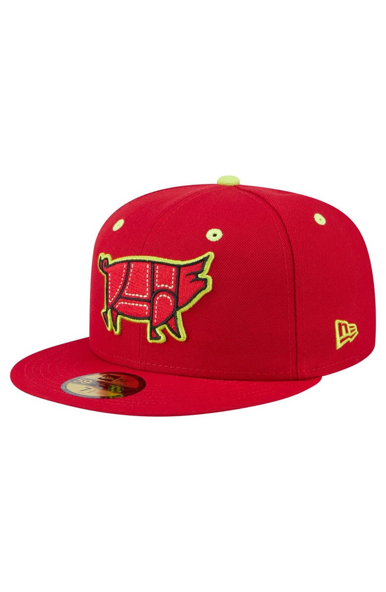 New Era Men's New Era Red Columbia Fireflies Copa de la Diversión 59FIFTY Fitted Hat, Main, color, Red