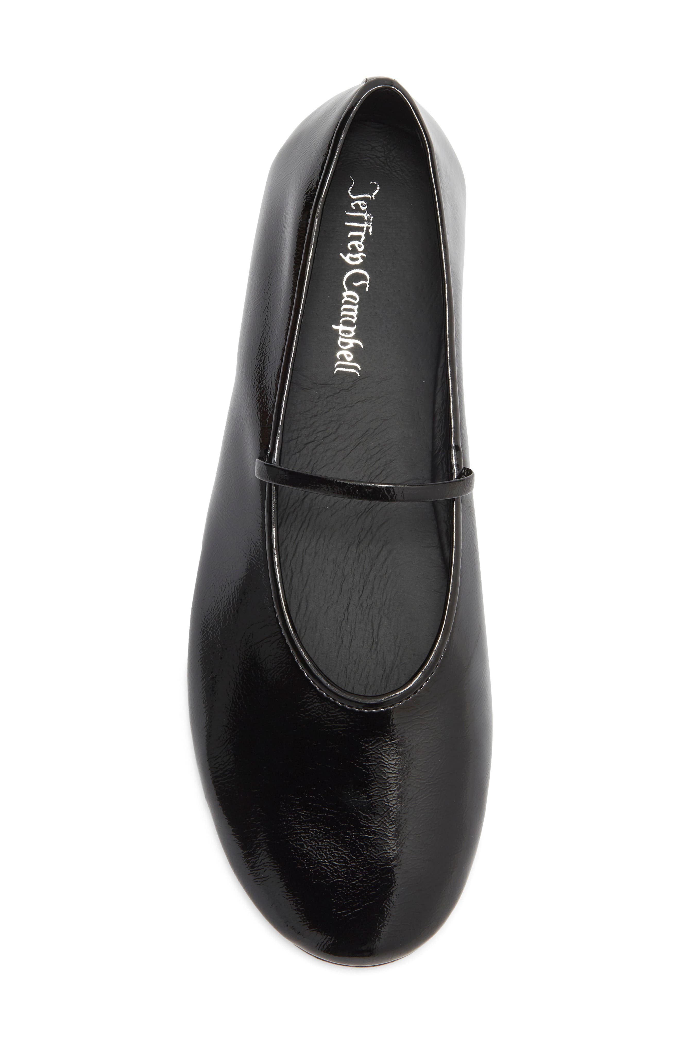 Jeffrey Campbell Dancerina Mary Jane Ballet Flat, Alternate, color, Black Patent