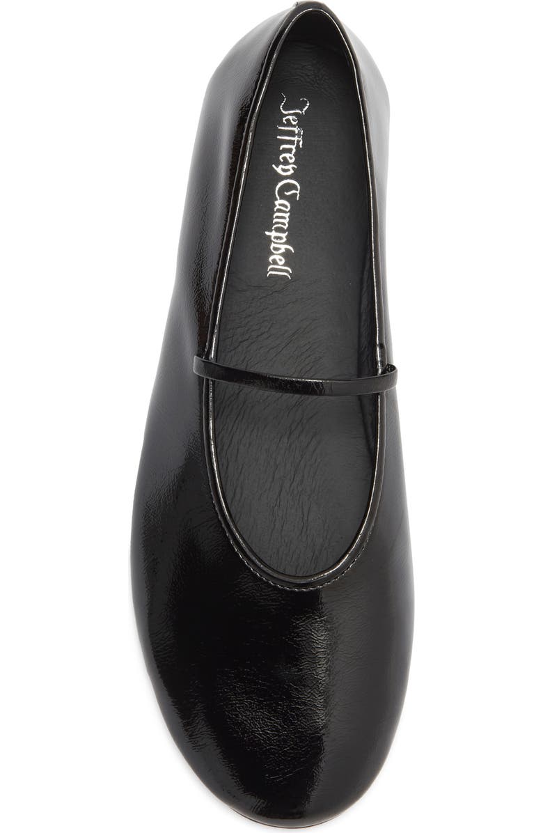 Jeffrey Campbell Dancerina Mary Jane Ballet Flat, Alternate, color, Black Patent