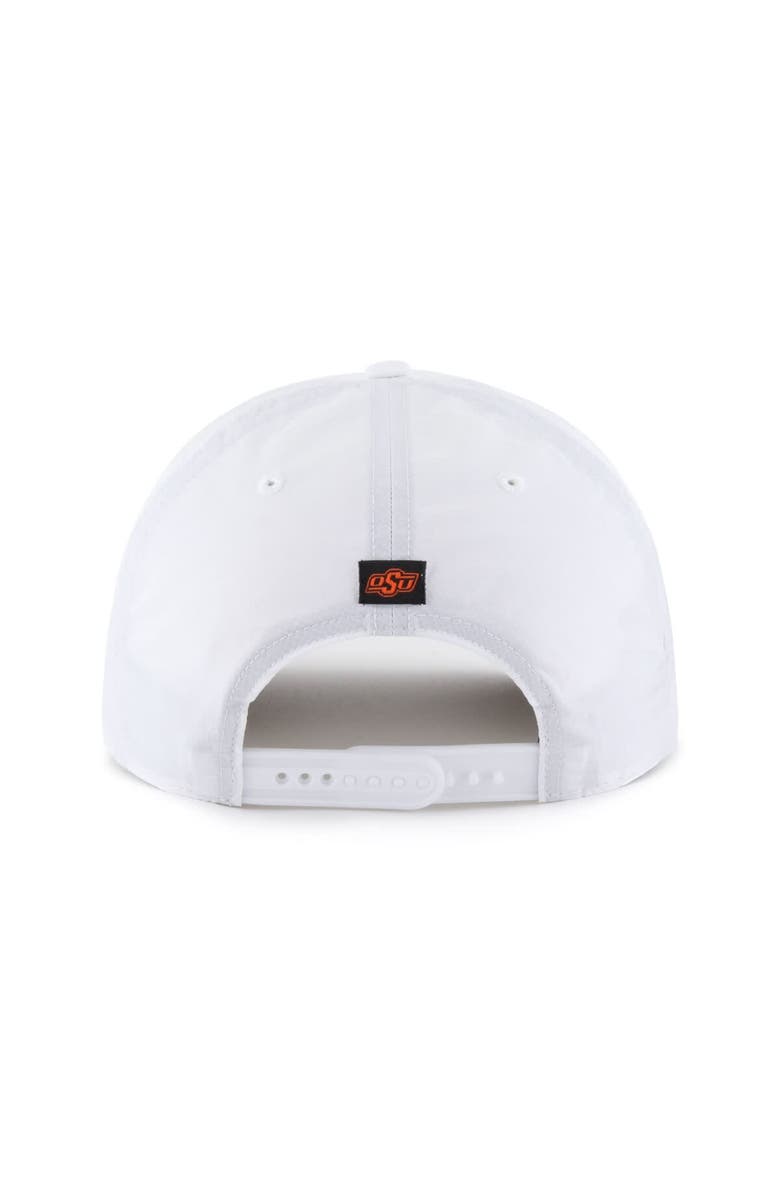 '47 Men's '47 White Oklahoma State Cowboys Condor Hitch brrr° Adjustable Hat, Alternate, color, 