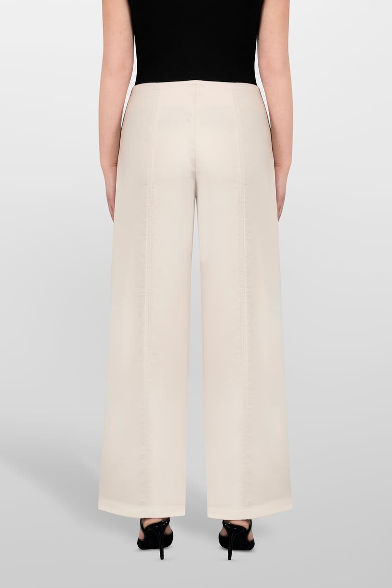 Drill Palazzo Pants, Alternate, color, Beige