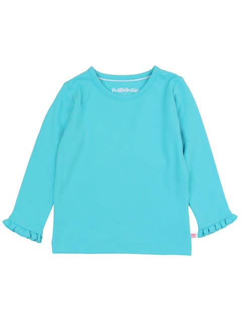 Knit Long Sleeve Ruffle Layering Tee (Toddler)