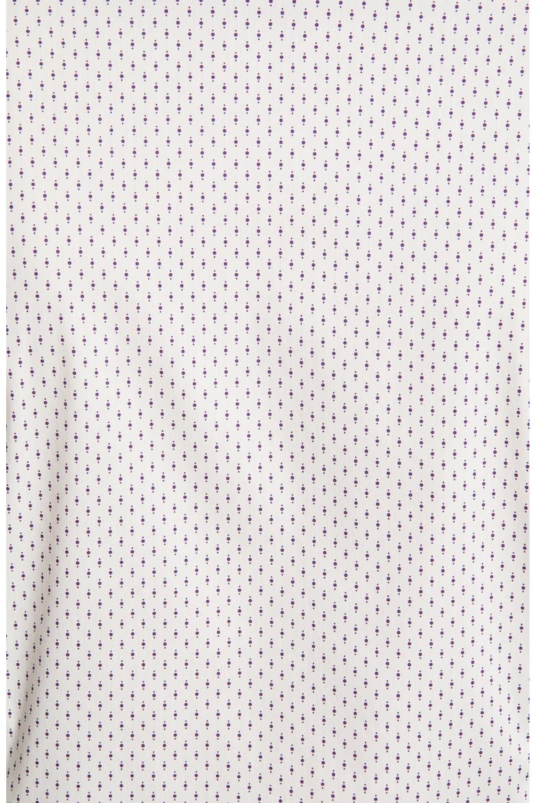 Slim Fit Stretch Non-Iron Dot Dress Shirt, Alternate, color, PURPLE