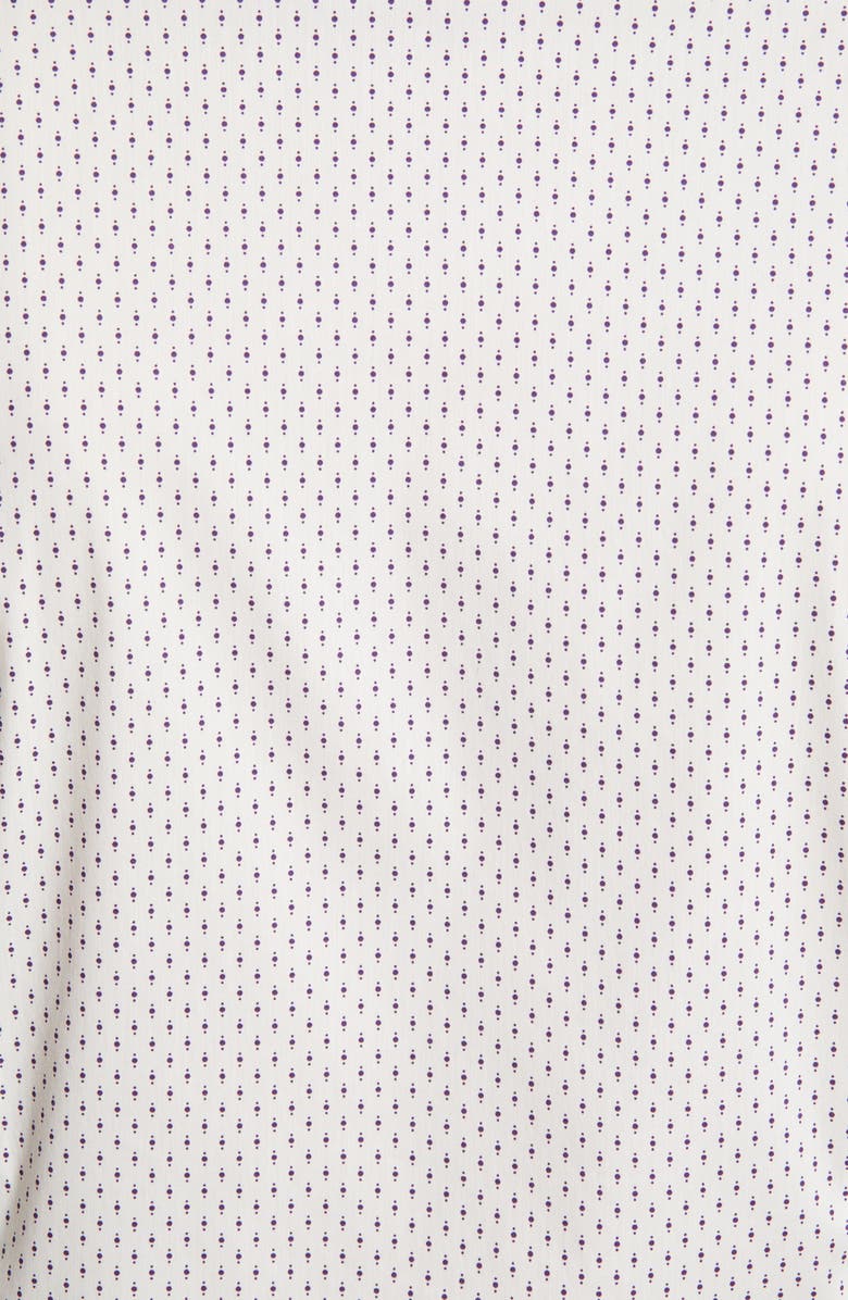 Psycho Bunny Slim Fit Stretch Non-Iron Dot Dress Shirt, Alternate, color,