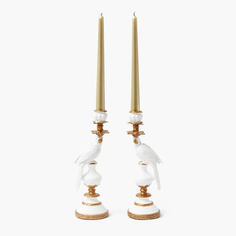 Small Parrot Candle Holder (Pair)