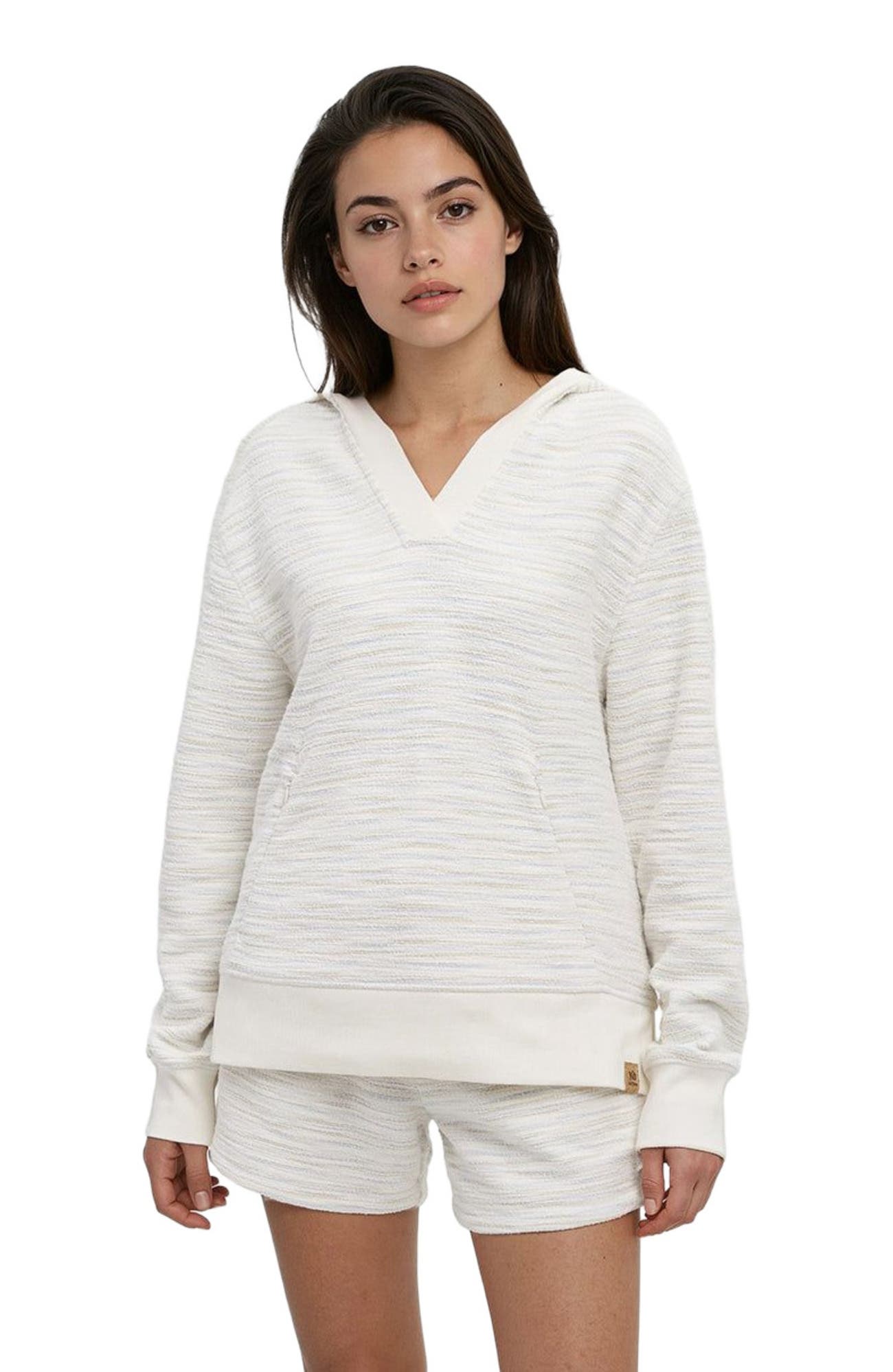 Cotton White Flash Stripe
